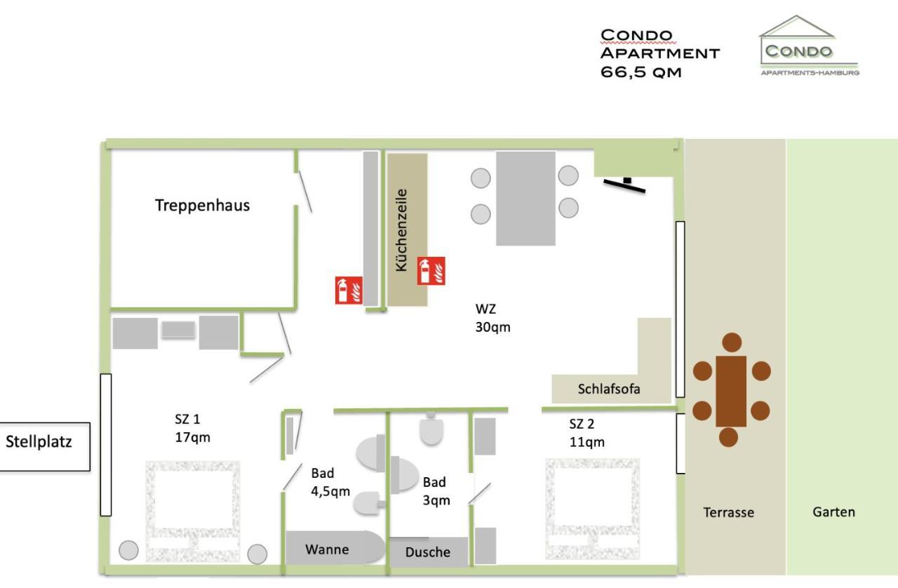 Lejlighed Condo Apartments Hamburg Hamborg