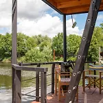 Tiny-Hausboot Likedeeler Mit Dachterasse Und Kamin