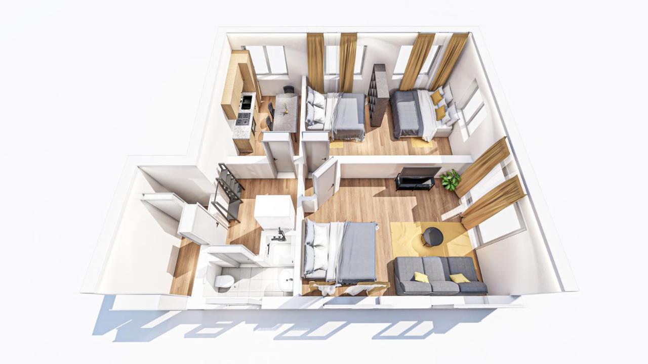 Beautiful For 9 With 2 Bedroom & Cosy Kitchen Apartment