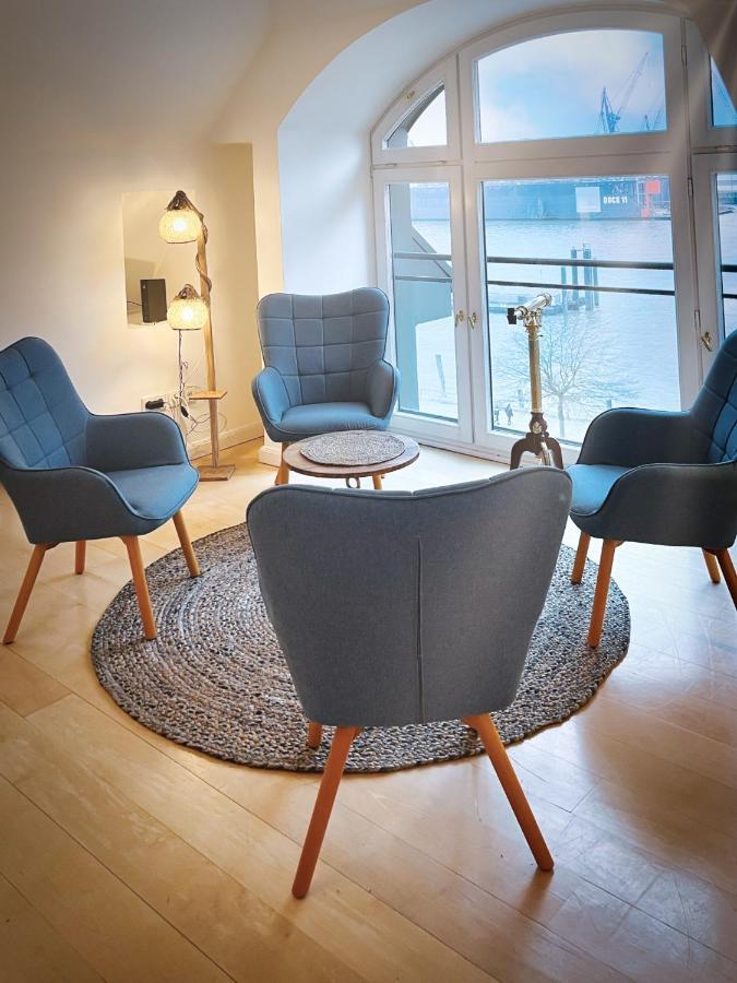 Loft-panoramablick-hafen & Elbe! Apartment