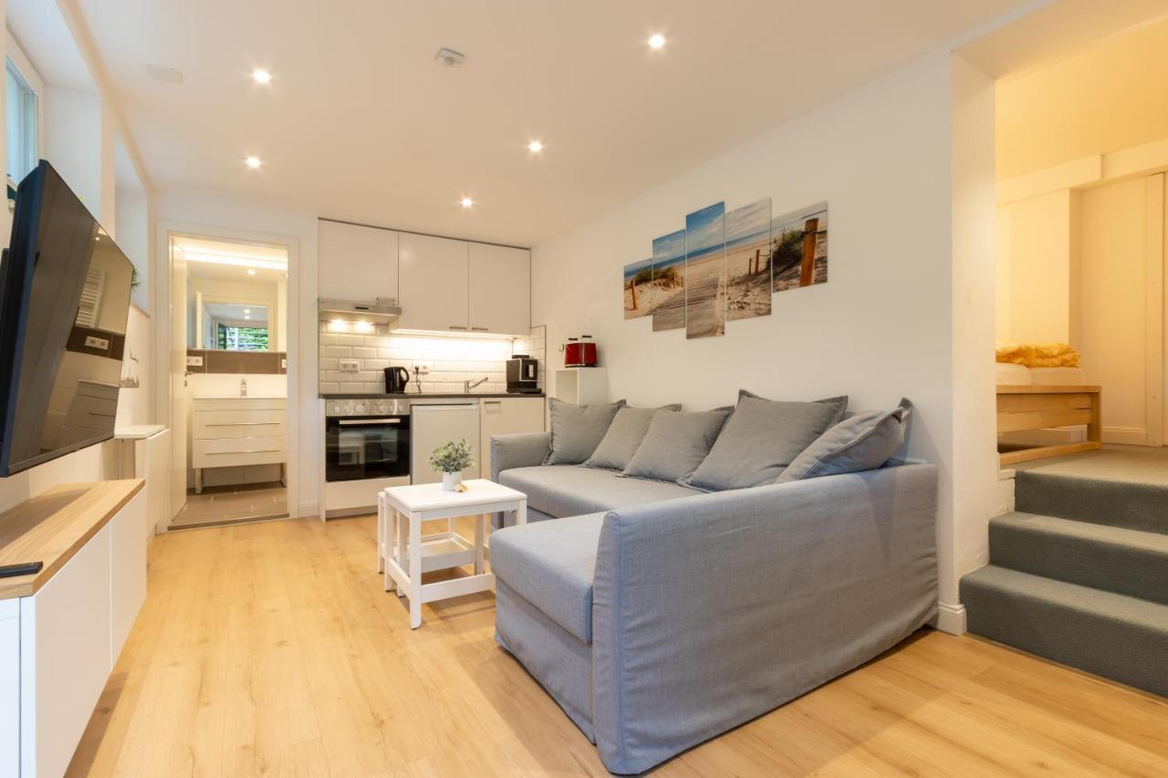 Neue Zentrale Souterrain-wohnung 24h Self Check-in Apartment