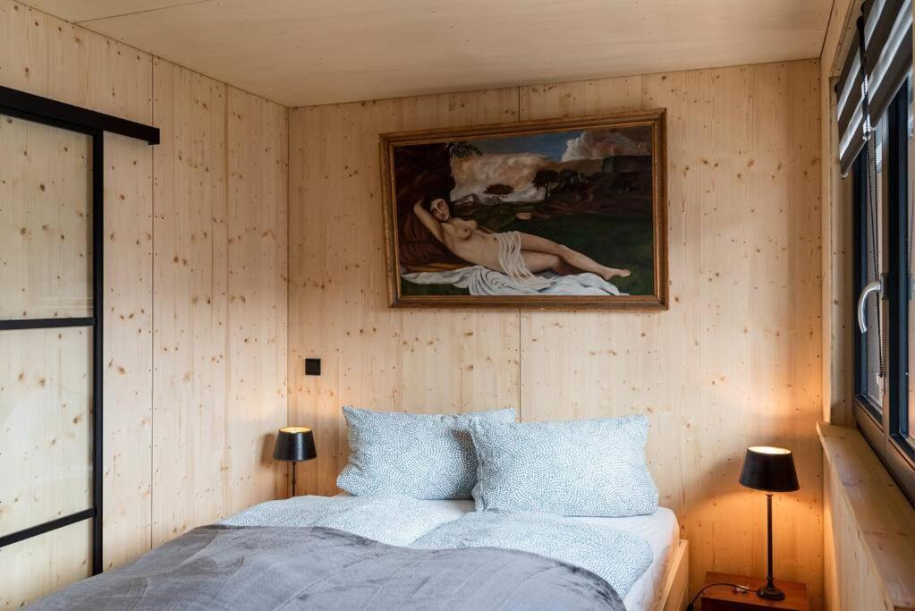 Hausboot Diva Mit Kamin - Winter Auf Der Dove Elbe Botel