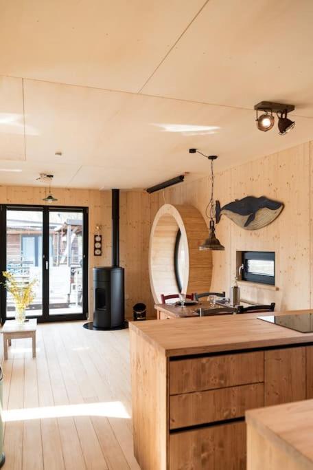 Botel Hausboot Diva Mit Kamin - Winter Auf Der Dove Elbe *