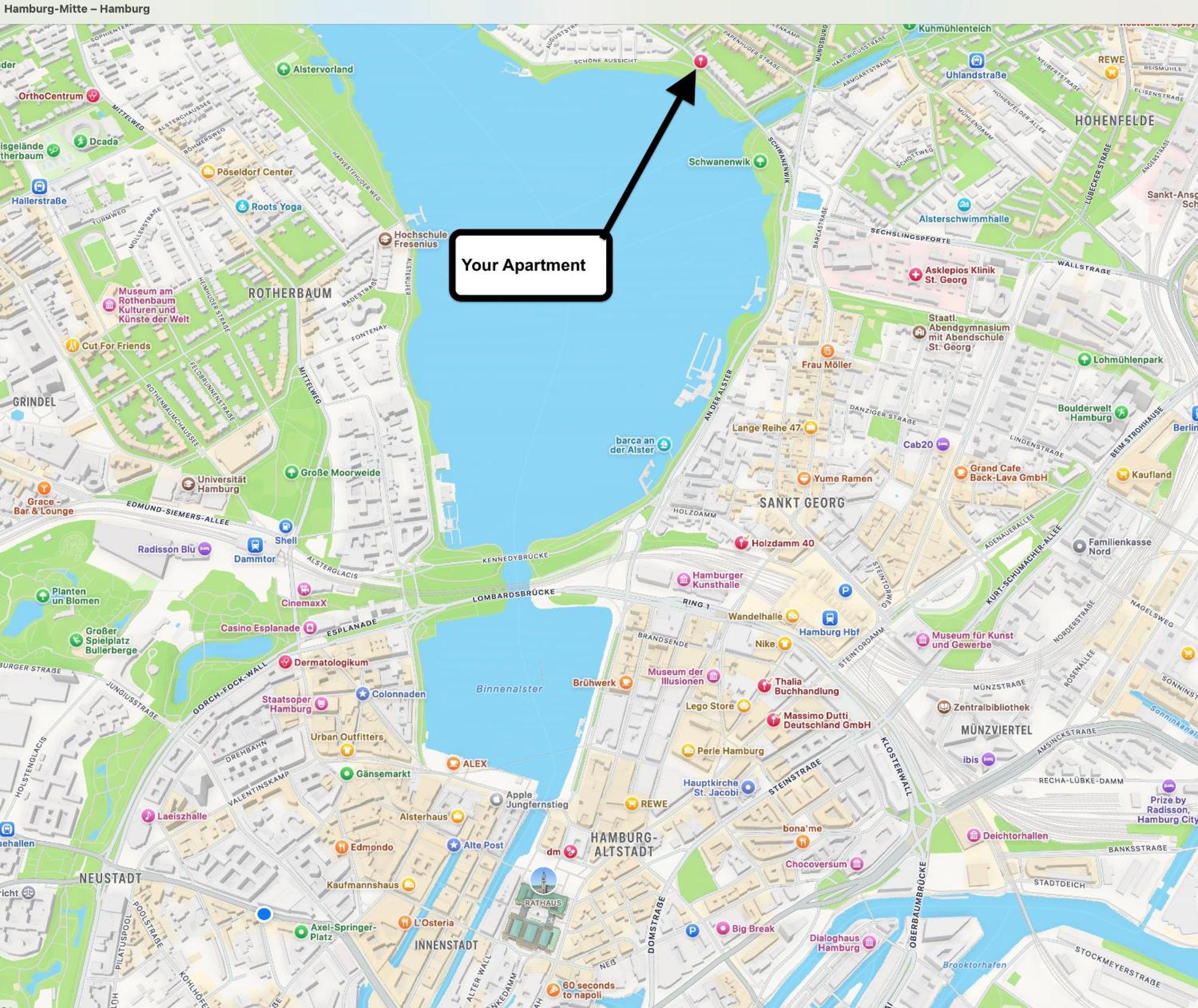 The Alster Waterfront Family * Hamborg