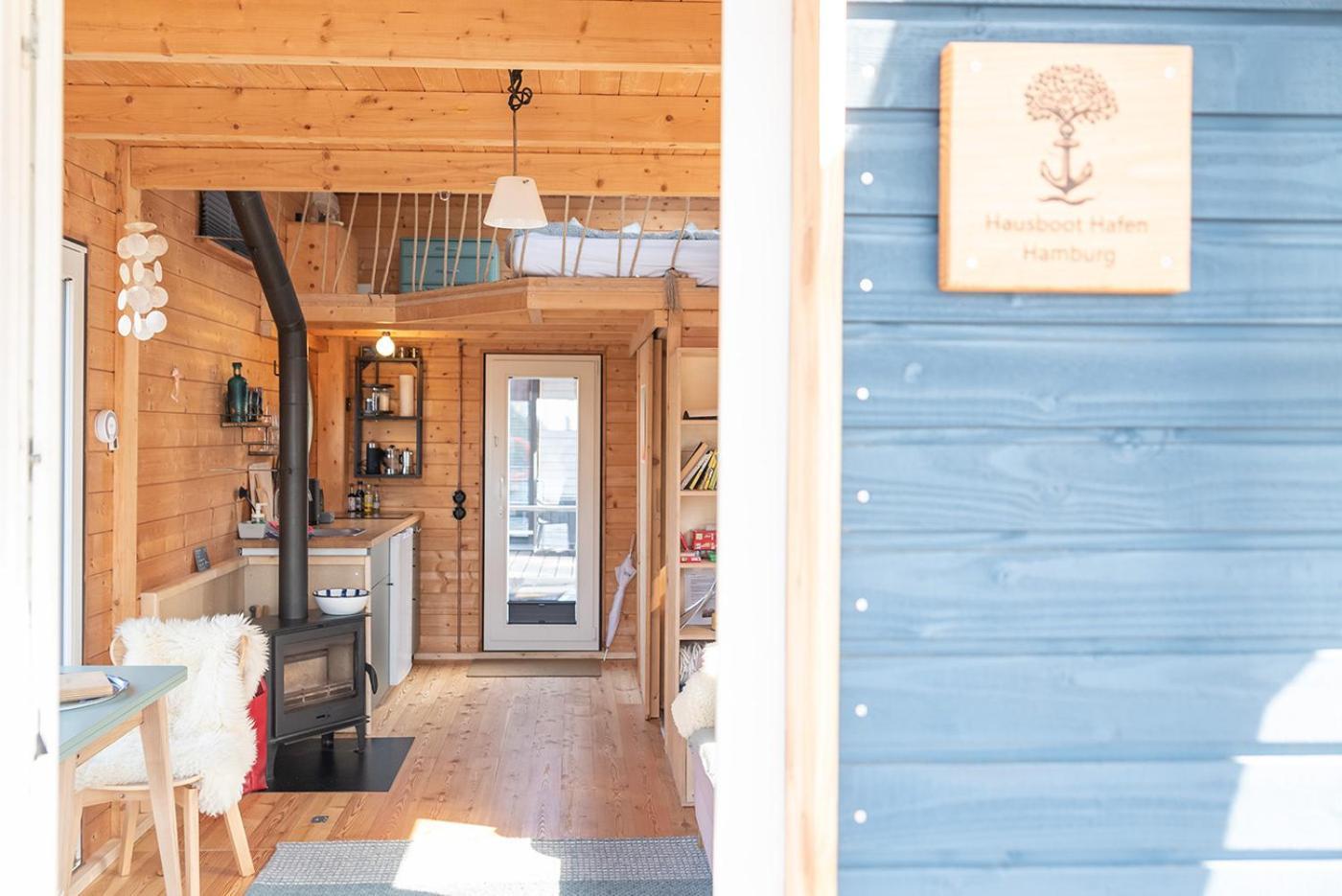 Bådhotel Tolles Tiny-hausboot Marianne Mit Dachterrasse