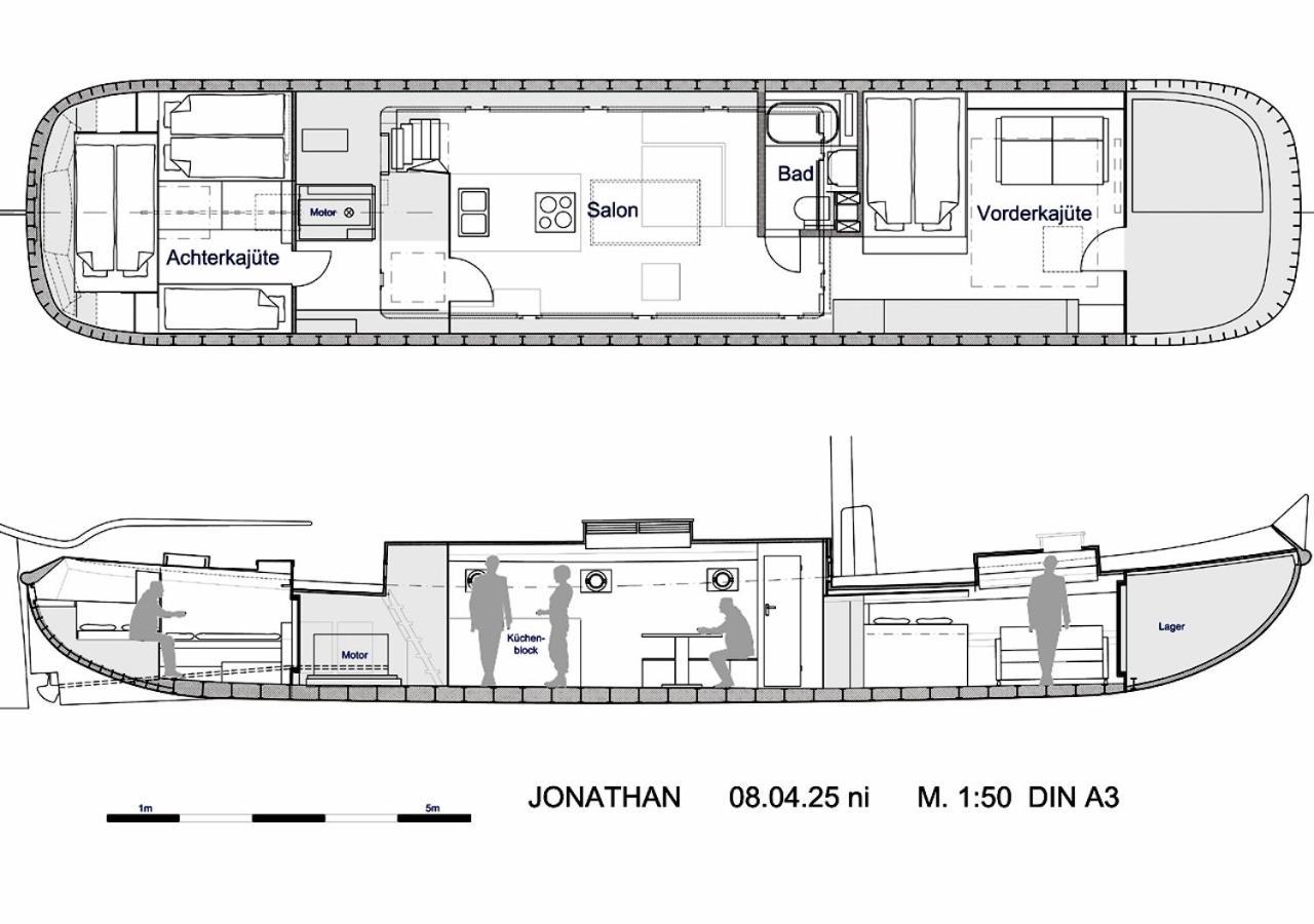 Botel Hausboot Jonathan Hamburg