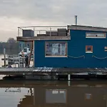 Hausboot Irene Mit Kamin - Winter An Der Dove Elbe