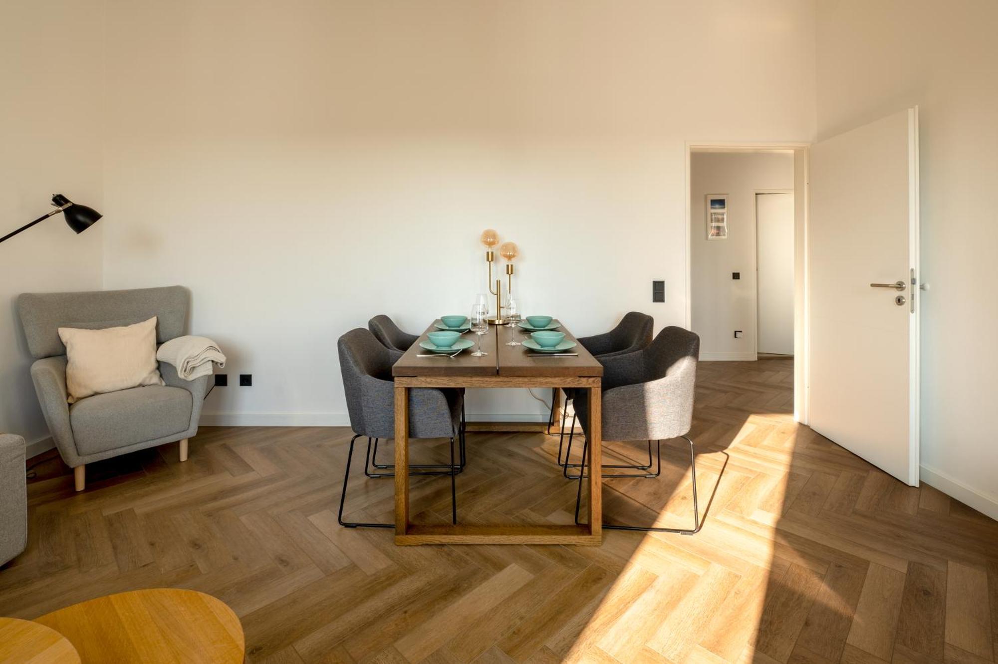 Airport Fuer 4 - Smart Tv - Kueche - Echarger Apartment Hamburg