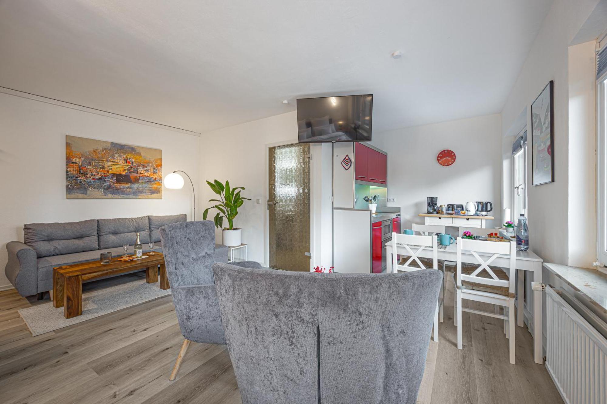 Studio-apartment - Zentral, Modern, Exklusiv - Fuer 2-4 Gaeste * Hamburg-Harburg